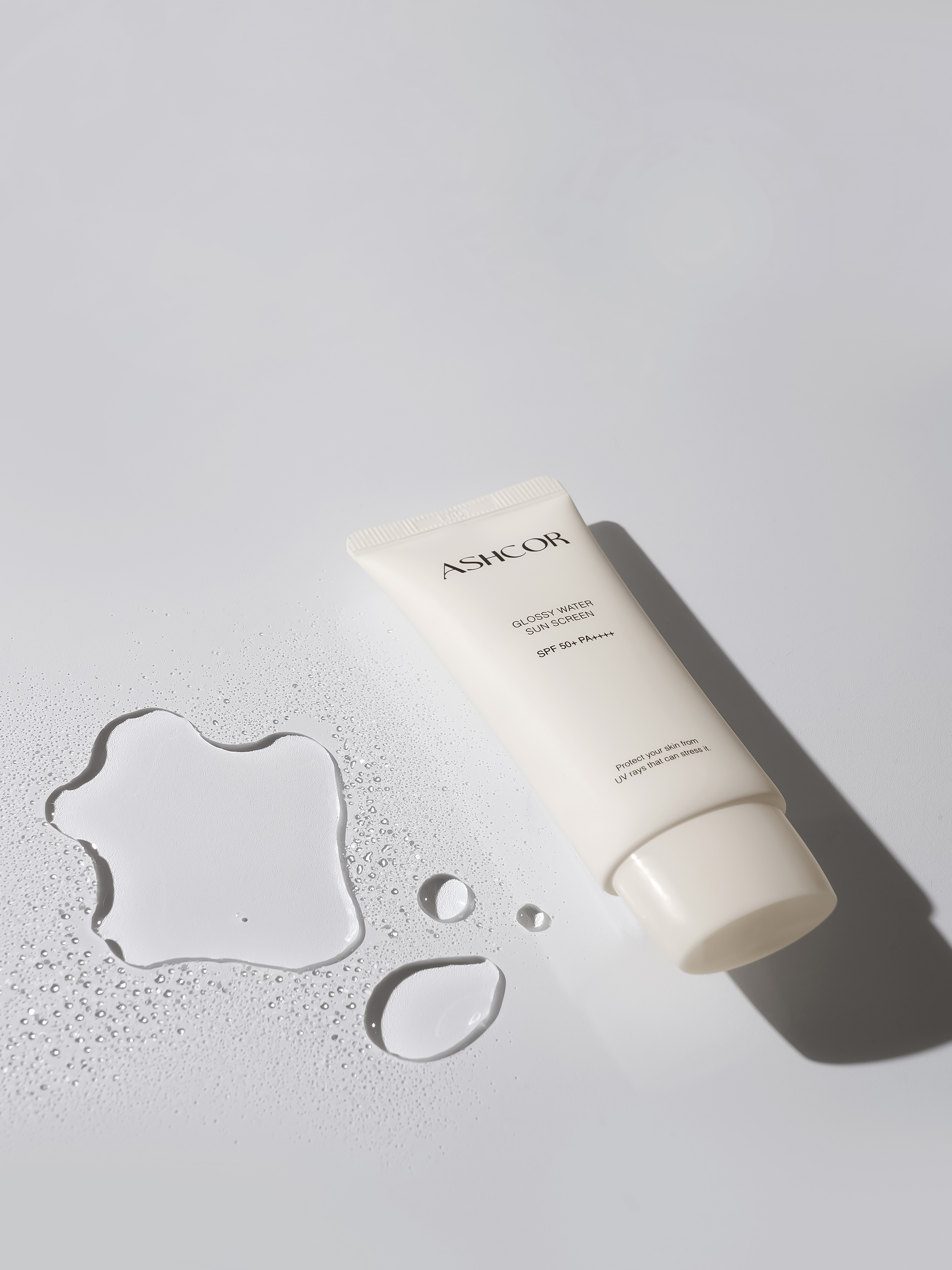 애쉬코르 글로시 워터 선 40ml SPF50+ 물광 비자극 수분 미백 주름개선 자외선차단 - 상세 이미지 5