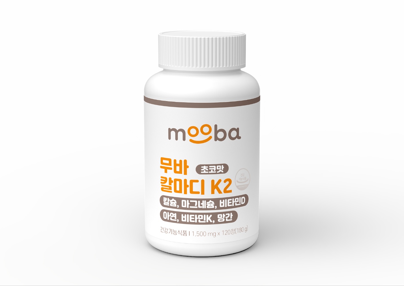 무바 칼마디 K2 칼슘 마그네슘 비타민 D 츄어블 영양제 120정, 3개 - 상세 이미지 3