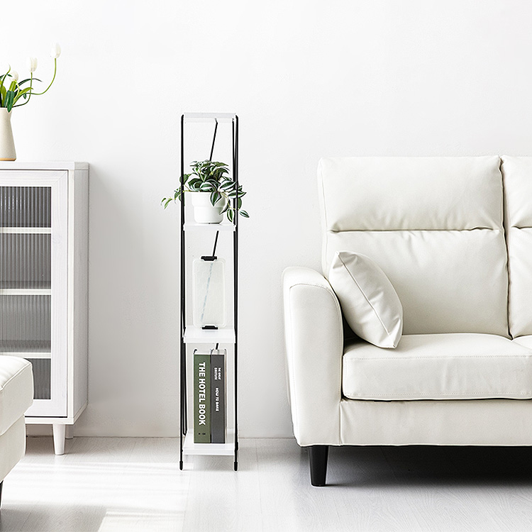 이지보 툴프리 150 틈새선반 4단 화이트 8242.7082