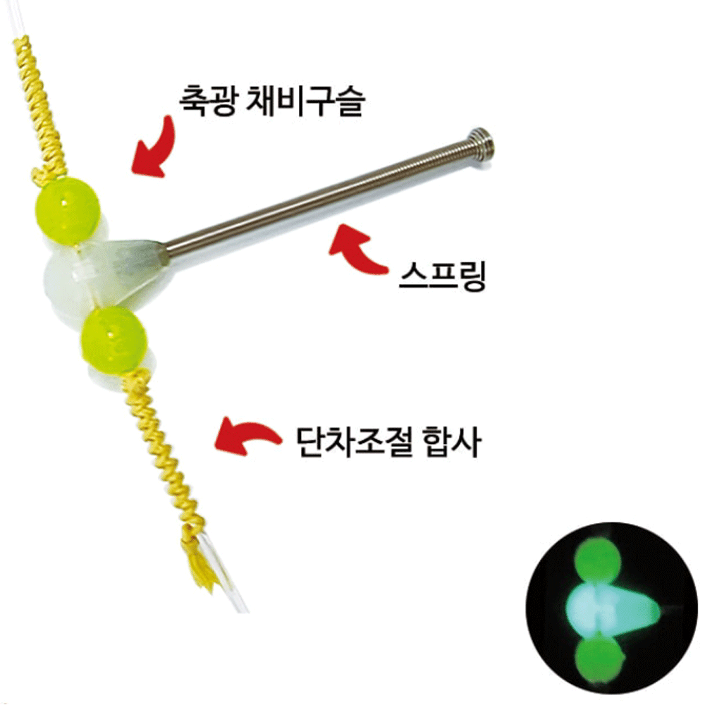 선상낚시 트리플피싱 농어 외수질 스프링 생미끼 카고 가지 낚시 기둥줄 채비 20호, 유동식 - 메인 이미지