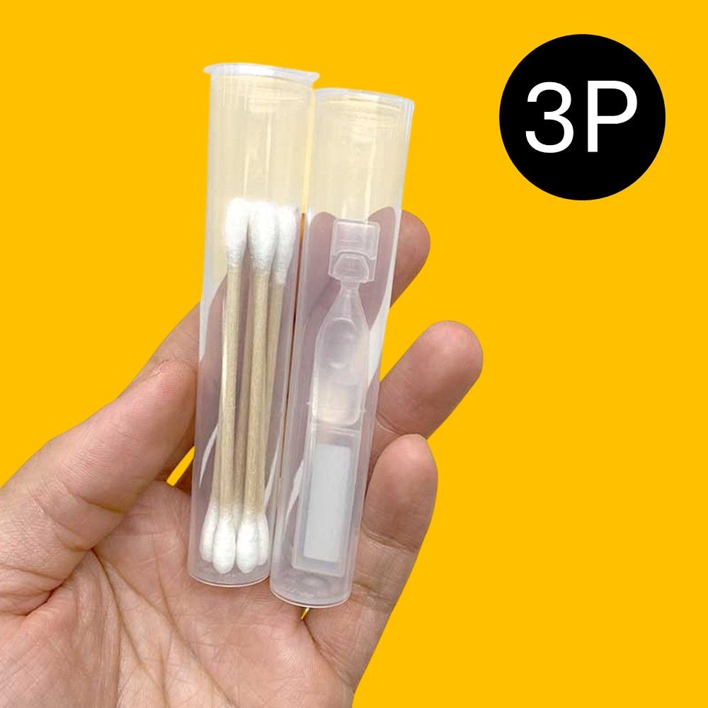 인공눈물케이스 휴대용면봉케이스 보관함 원통 밀폐 3p 이미지 1