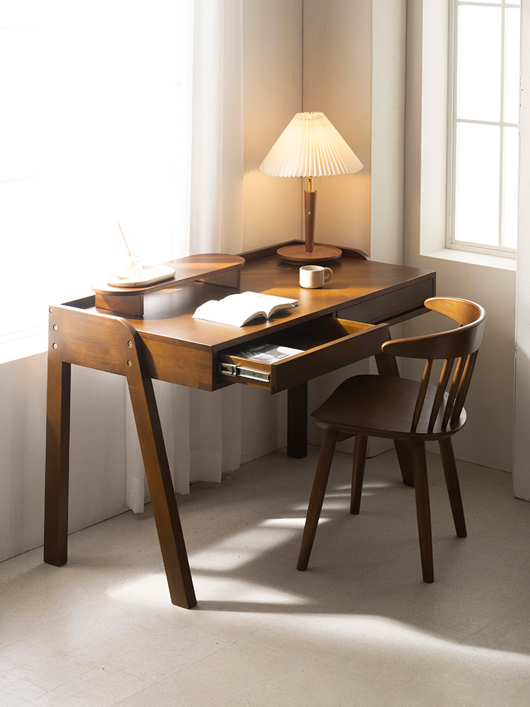 오크빌 오테카 원목책상 컴퓨터책상 책꽂이세트 원목의자 1200 월넛