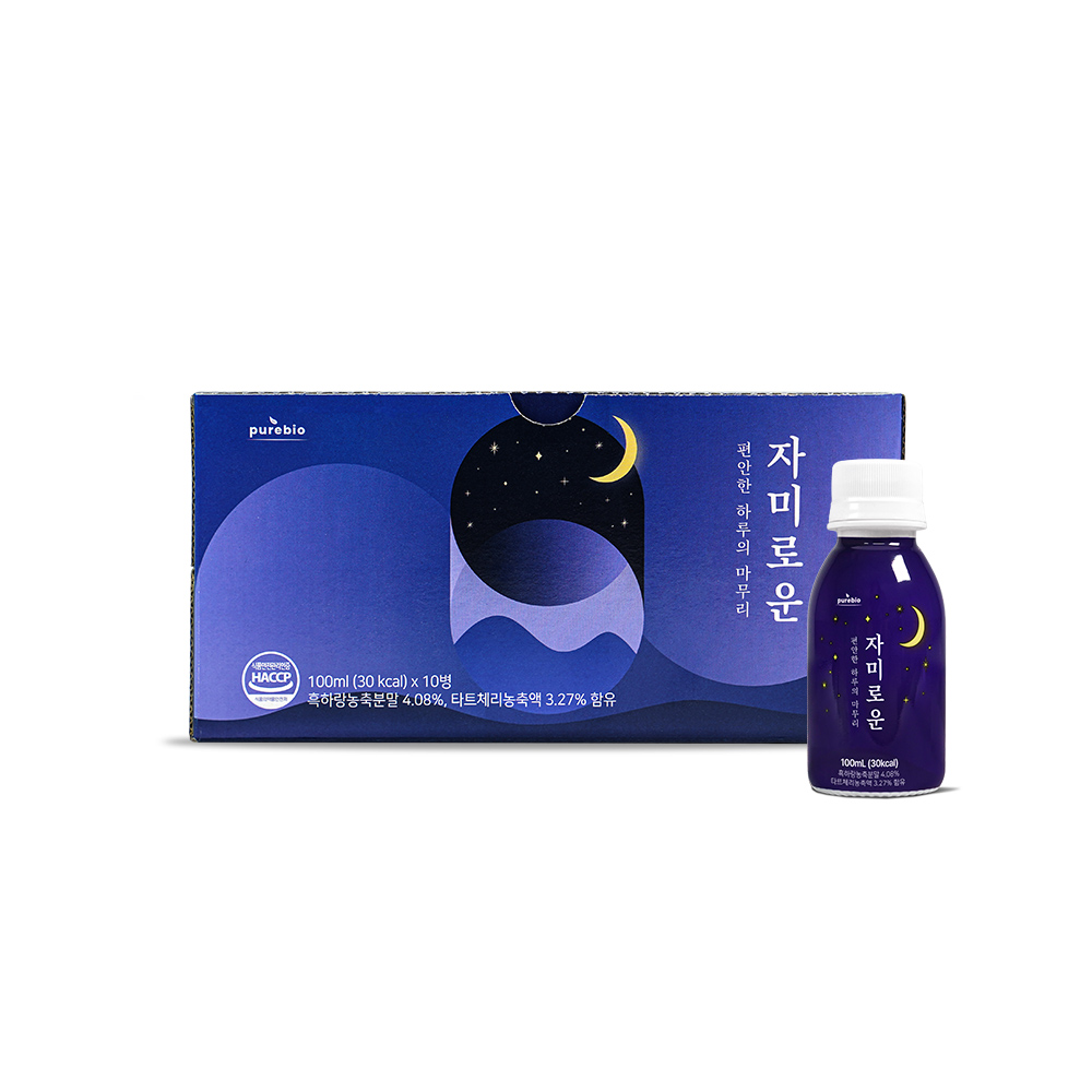 퓨어바이오 자미로운 편안한 하루의 마무리 릴렉스 음료 100ml x 10병 - 상세 이미지 4