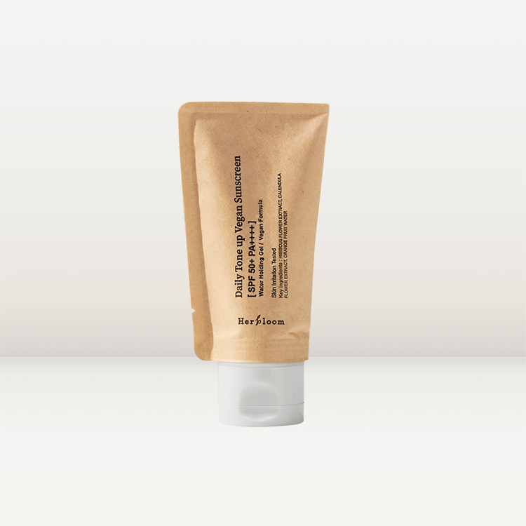 [맑은광] 허블룸 생기톤업 톤결보정 광채 파데프리 비건 선크림 50ml, 1개 - 상품 이미지