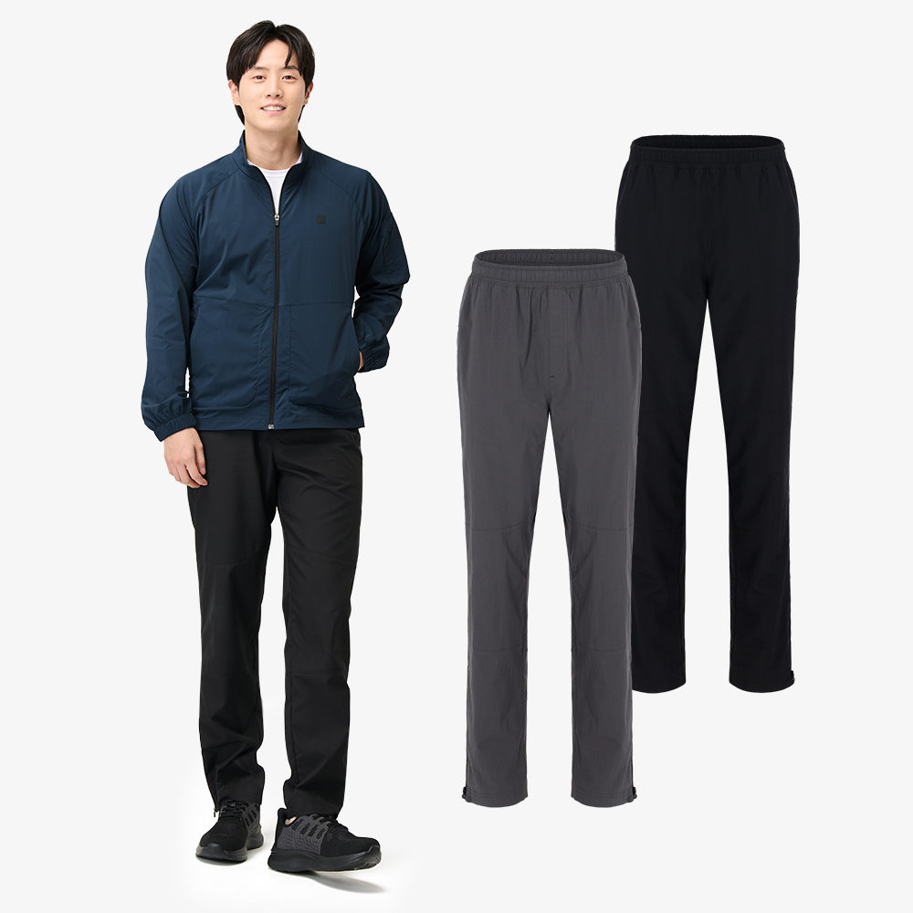 남성 레저형 립스탑 우븐팬츠 Q125-4501-02 - 상품 이미지