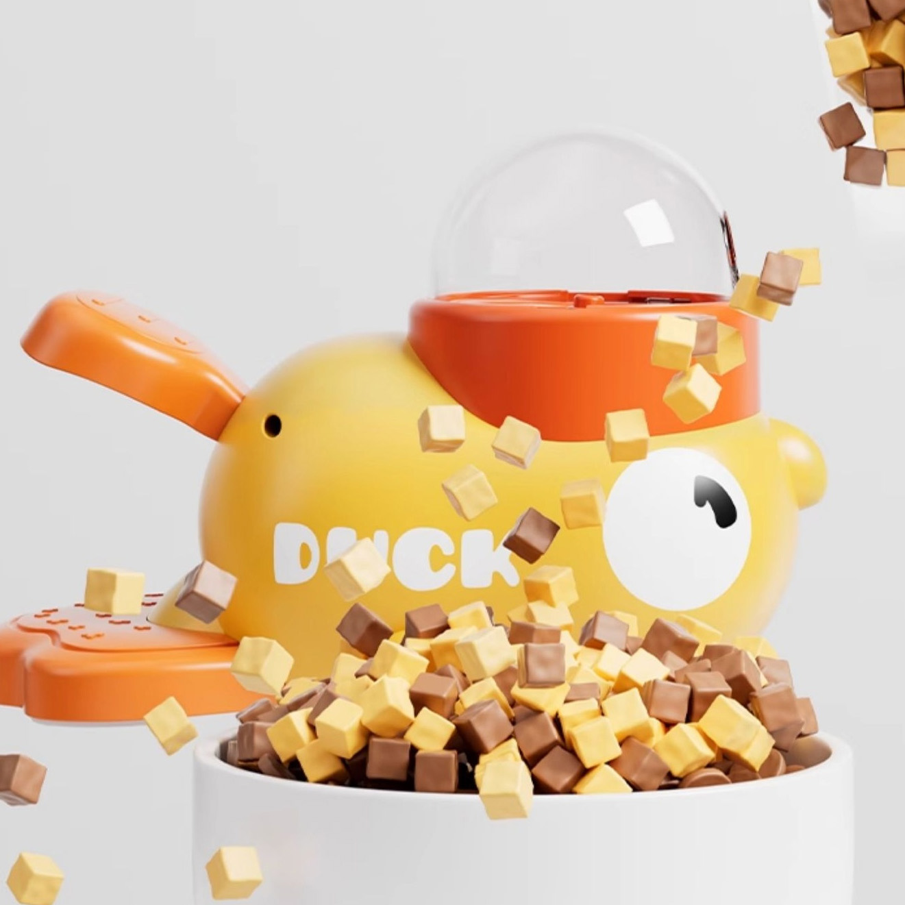 쭈쭈야 오리팡팡 회전 간식발사 강아지 고양이 노즈워크 간식볼 애견 사료 장난감 분리불안해소