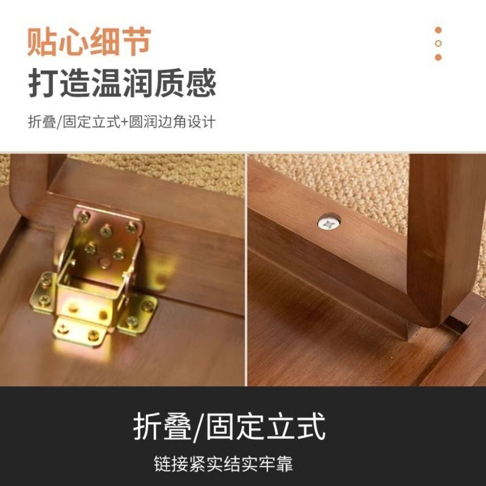 좌식 식탁 좌탁 노트북 티테이블 접이식 독서대 거실 공부 탁자 원목좌탁 거실테이블 찻상 1 - 상세 이미지 2