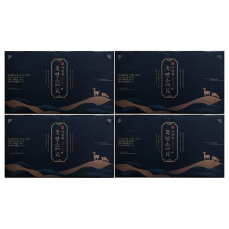래오이경제 흑염소진액원元 70ml x 30개입 4개