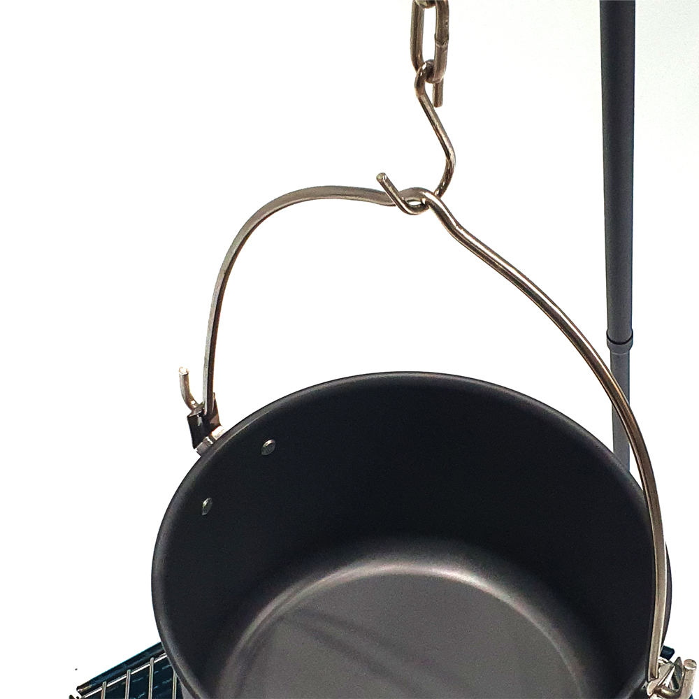 더치오븐 삼각대 3단 접이식 화로 BBQ 냄비 걸이 거치대