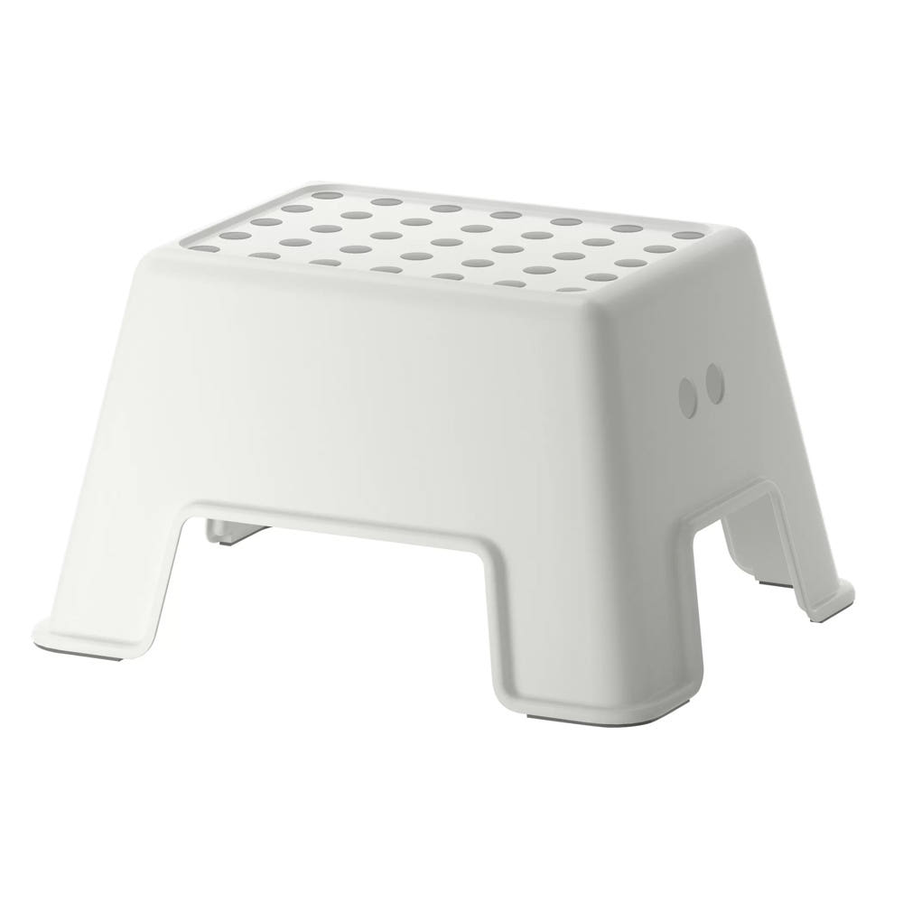 이케아 욕실의자 샤워의자 화장실 다용도 미끄럼방지 발디딤 의자 화이트 중형
