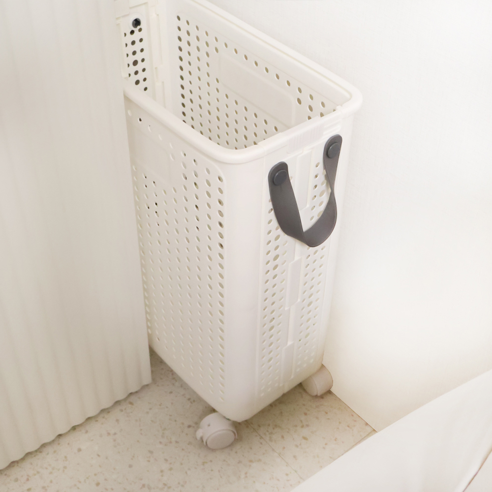 틈새 빨래바구니 접이식 세탁바구니 대용량 빨래통 대형