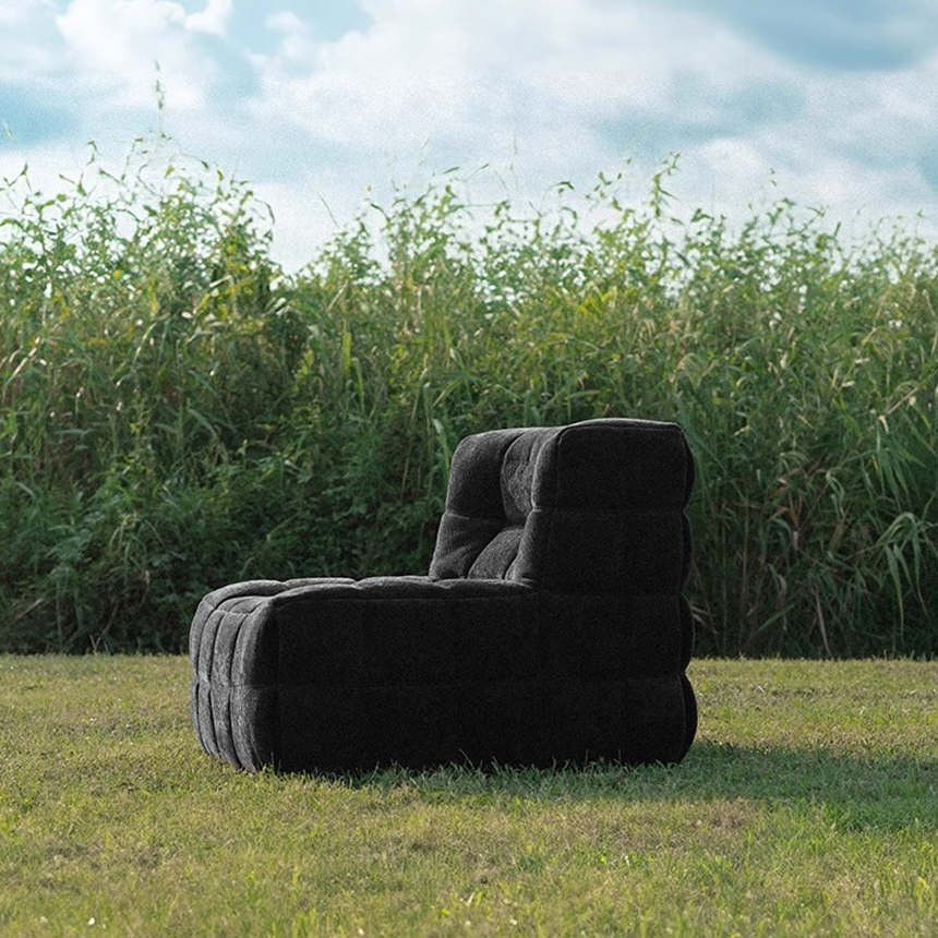 모노 퍼 1인 패브릭 카페 병원 대기실 소파 Mono Fur Sofa