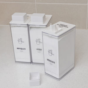 주방 투명 세제통 세탁 가루 리필 소분 보관통 실사용 후기 | 효과 있을까? - 상품 이미지 4