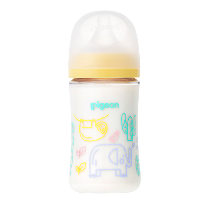 [발주 요청상품] 피죤 모유실감 T-Ester 플라스틱 젖병 240ml Safari - 수유·외출 - 하카타몰