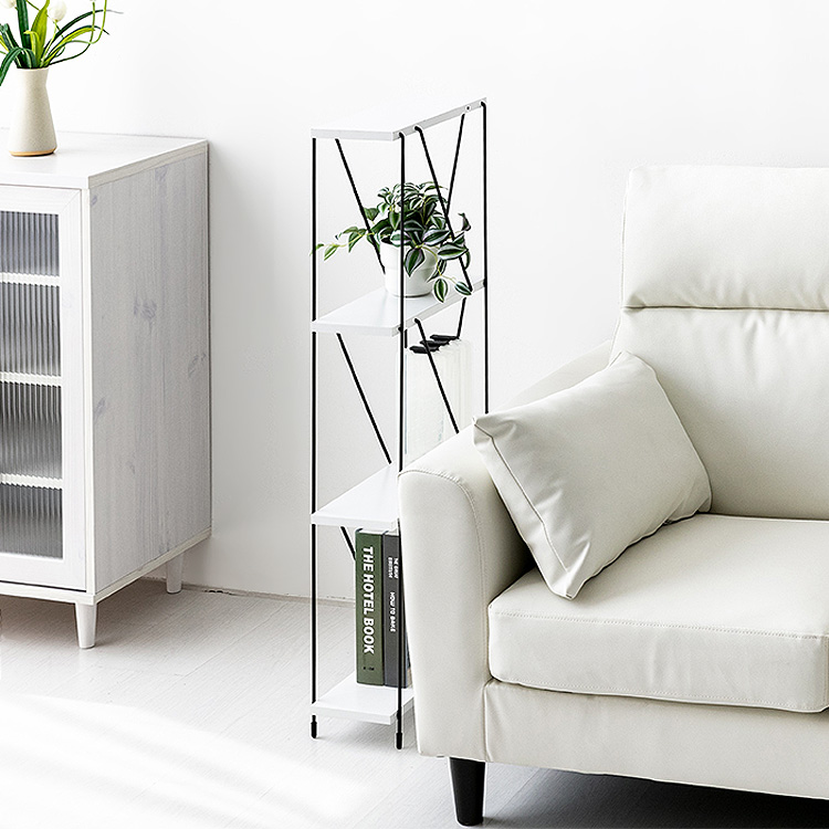 이지보 툴프리 150 틈새선반 4단 화이트 8242.7082