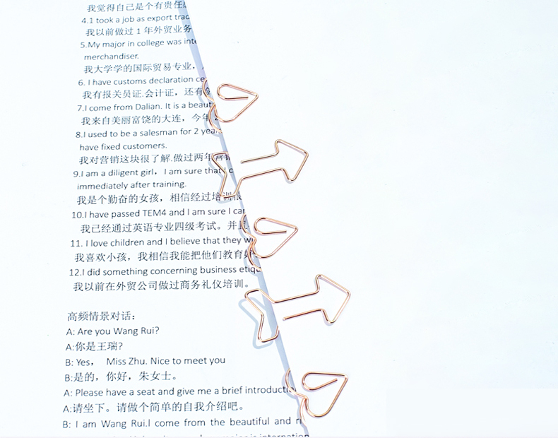 큐피드 팬시클립 12입 / 사각 똑딱이 팬시 클립 20입 이미지 7