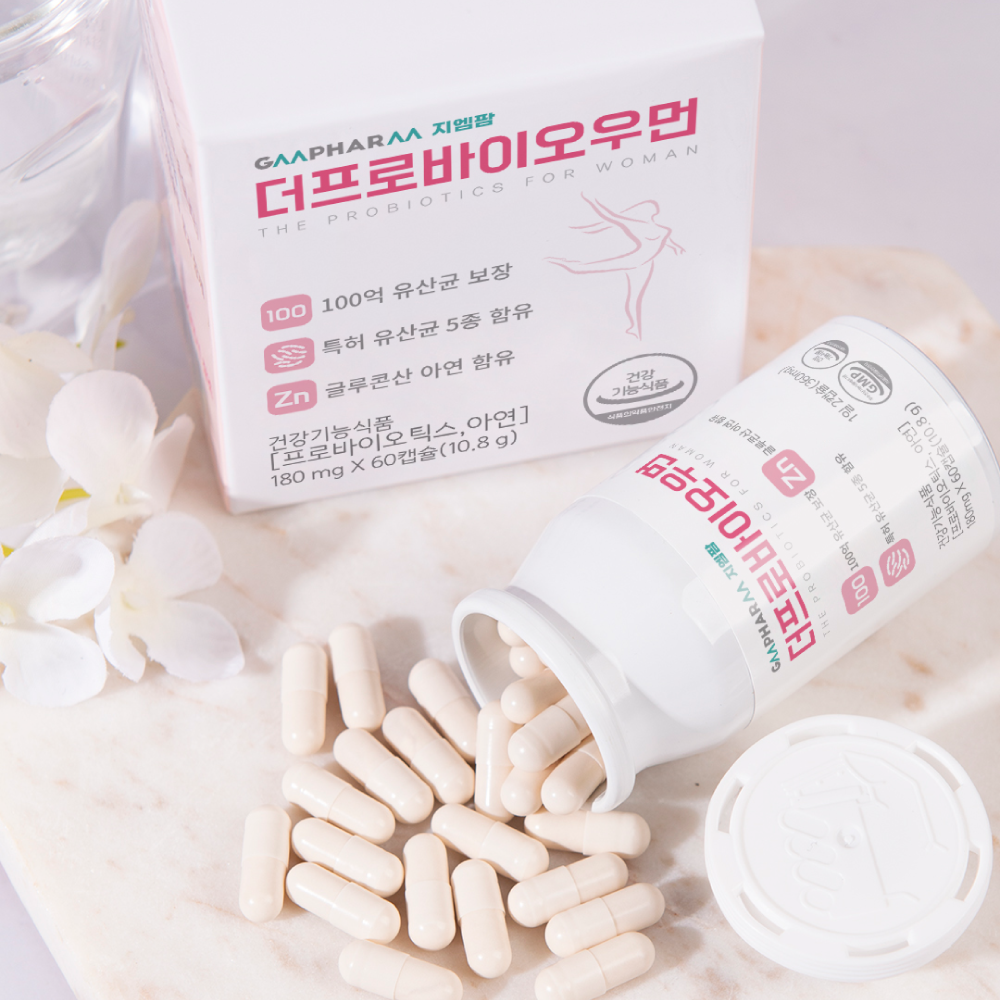 더프로바이오우먼 질 건강 유산균 100억 여성 여자 임산부 임신 수유부 60캡슐, 1개 - 상세 이미지 5