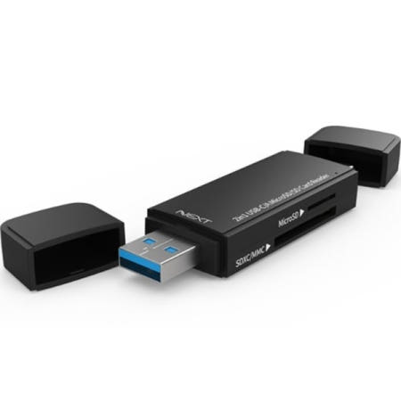 이지넷유비쿼터스 NEXT-9720TC-OTG USB3.1 Type C/A 듀얼 카드리더기