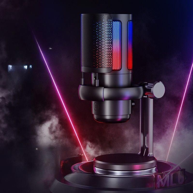 방송용 RGB 마이크 세트 유튜브 스트리밍 블랙A 미니스탠드 포함 메쉬커버 포함