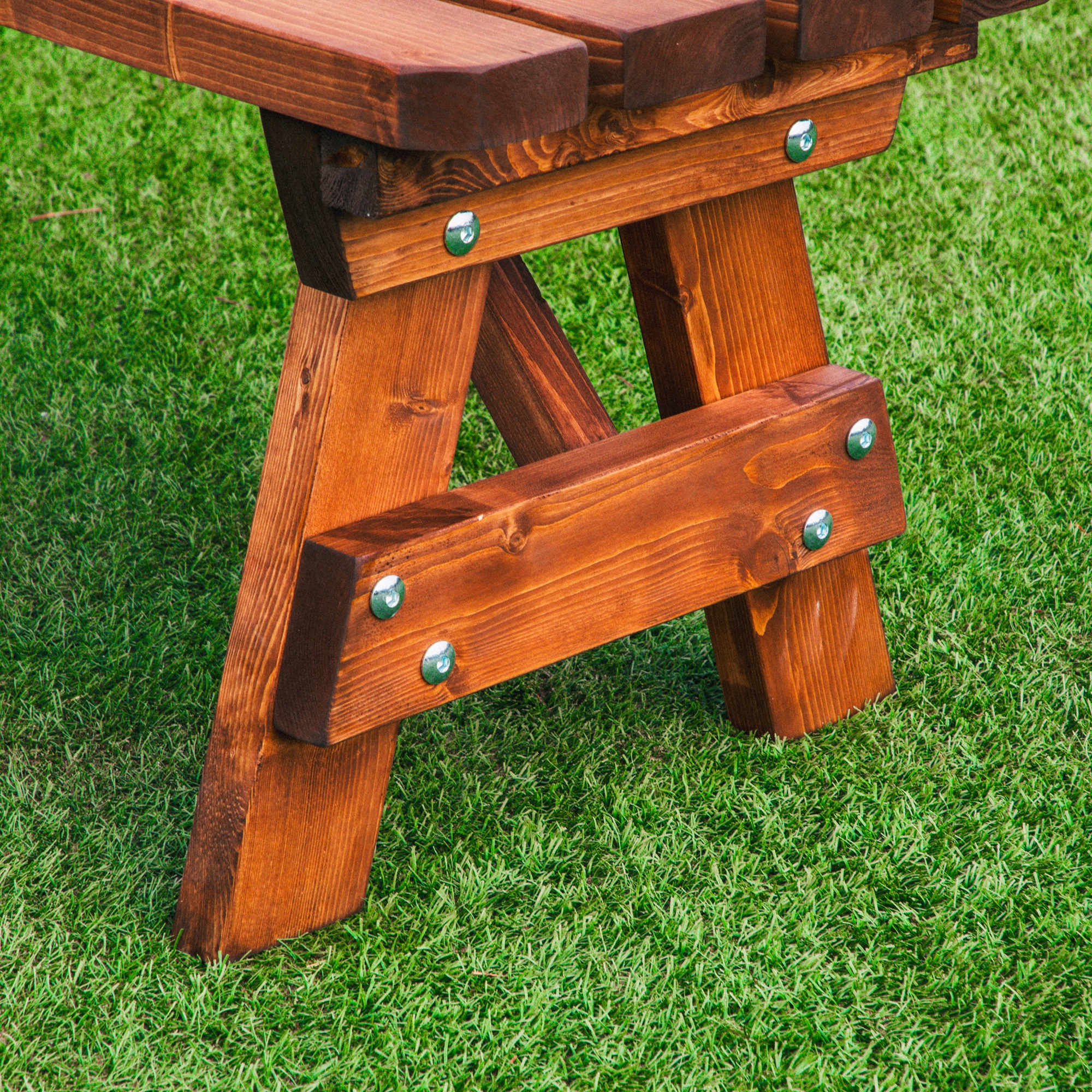 야외벤치 의자 공원 테라스 야외용 정원 나무 평의자 120월넛색