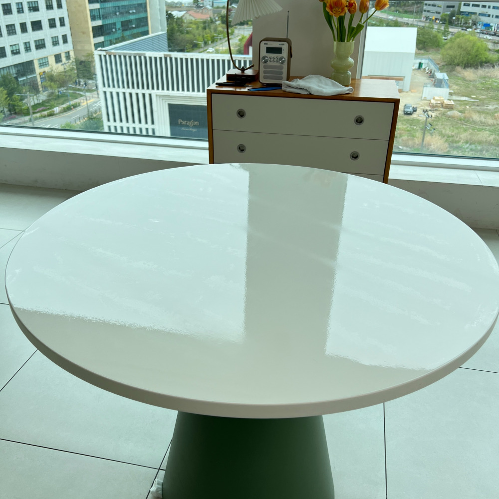 붙이는 투명 식탁 보호필름 테이블 책상 매트 시트 덮개 유리대용 깔개 패드 방수 무광1호