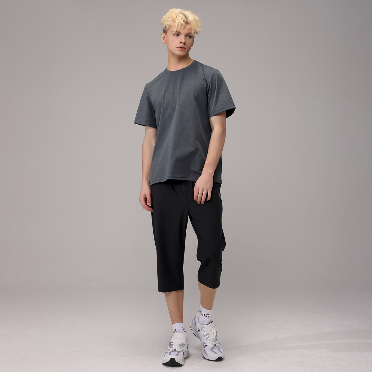 1+1 에버라스트 남자 7부 여름 바지 스트라이프 팬츠 - 상세 이미지 3