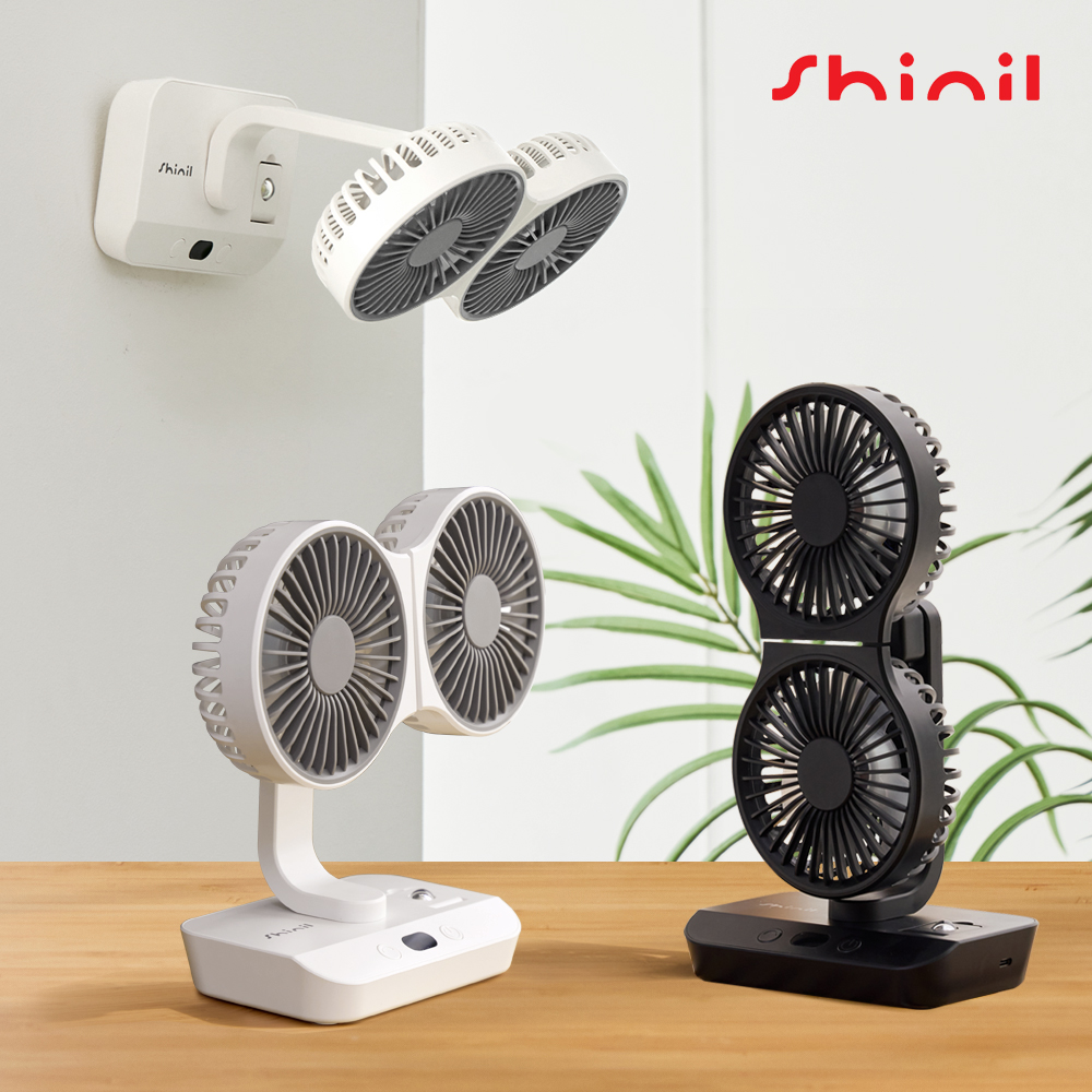 신일 탁상용 선풍기 무선 미니 소형 책상용 캠핑용 BLDC 써큘레이터 자동회전 양방향