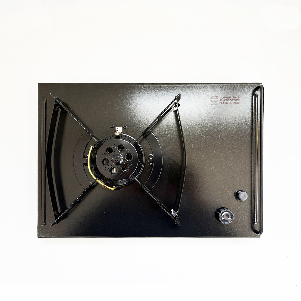 가스웨어 원버너 파워 플레이트 세라믹 블랙 NO6 가스버너 가방포함세트