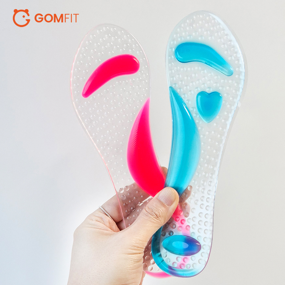 곰피트 2세트 하이힐 발바닥 미끄럼 방지 아치 지지 뒷꿈치 쿠션 실리콘 패드 깔창 남녀공용 이미지 8