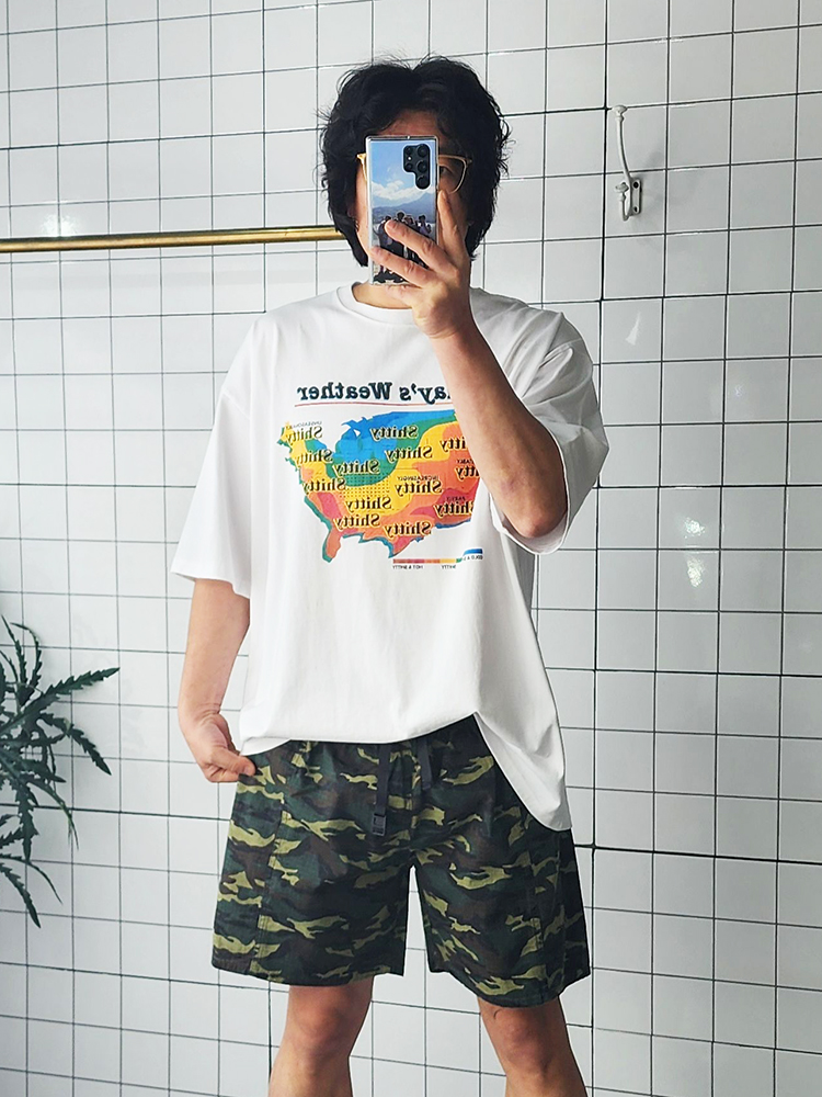 투데이 여름 남여 반팔티셔츠 - 상품 이미지