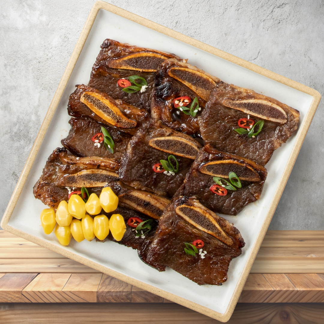 일품나라 양념 LA꽃갈비 미국산 소갈비 구이 500g 2팩 6팩 - 상품 이미지