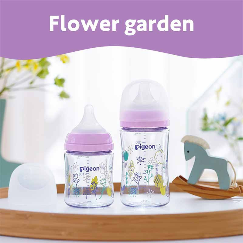[발주 요청상품] 피죤 모유실감 T-Ester 플라스틱 젖병 240ml Flower Garden - 수유·외출 - 하카타몰