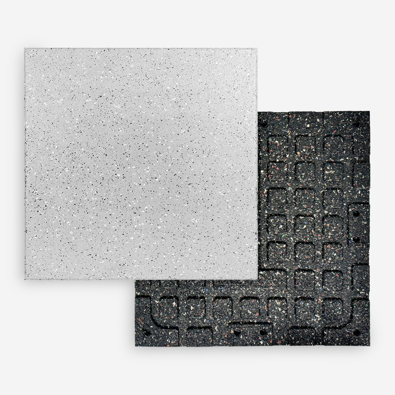 에코스포츠 안마의자 전용 매트 층간소음 진동방지 방염 방진 그레이, 2.5cm