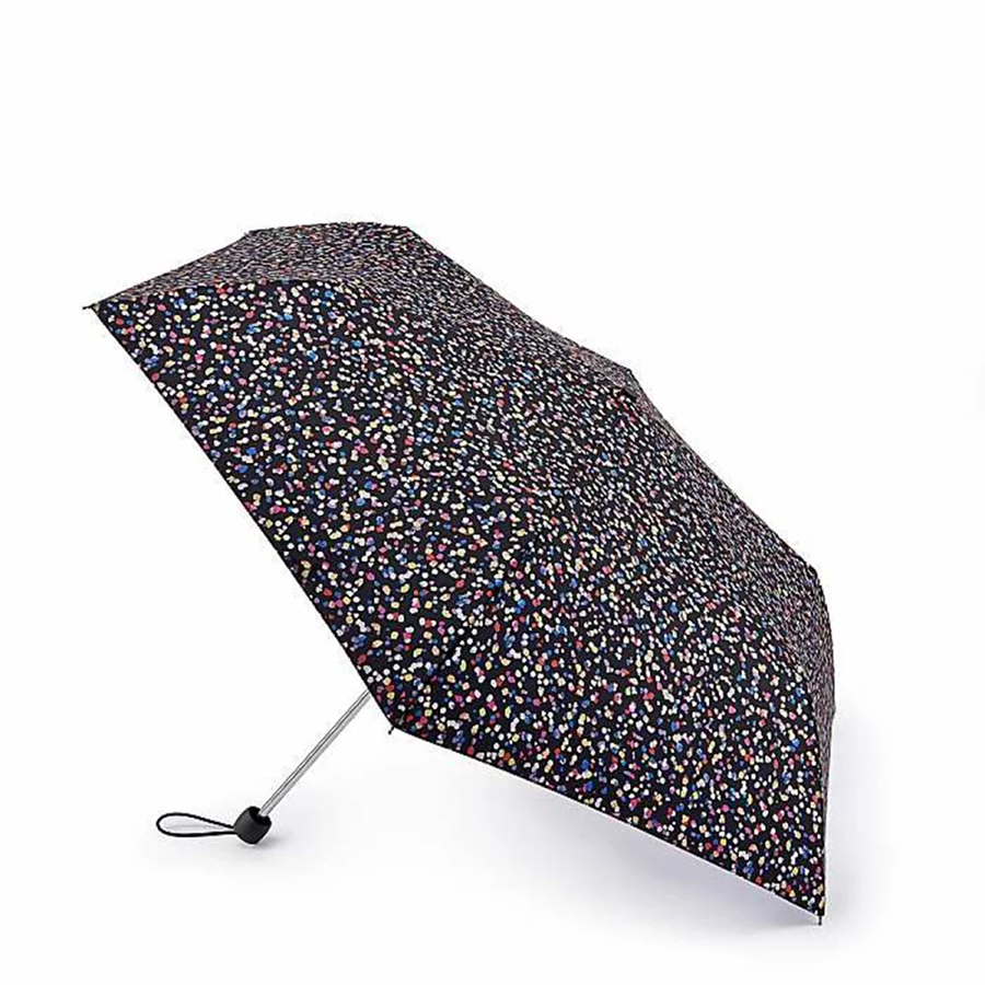 슈퍼슬림-2 스프링클드 스팟 여성 수동 3단 우산 22cm 158g - 상세 이미지 2