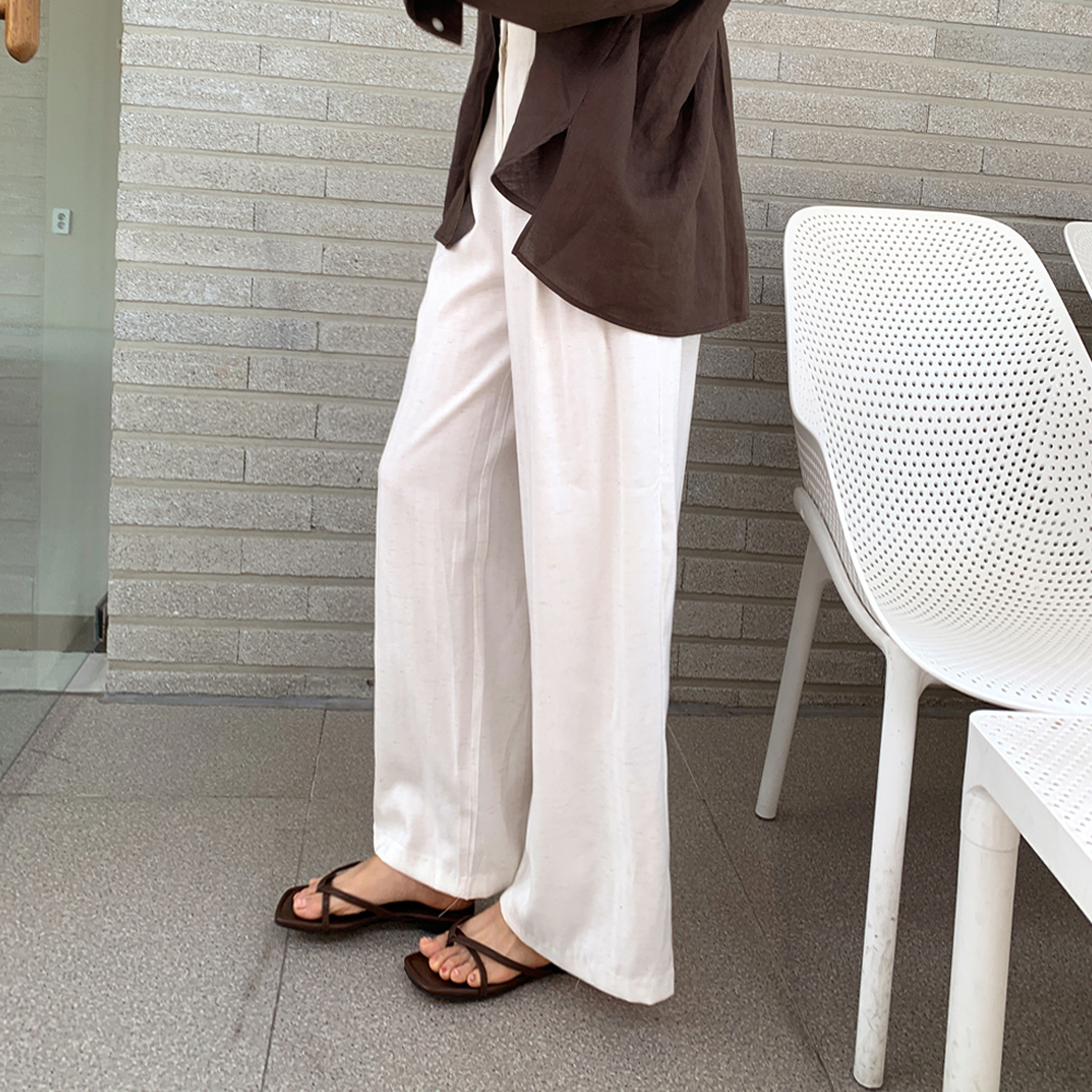 라트나 린넨 베이직 슬랙스 - 상세 이미지 5