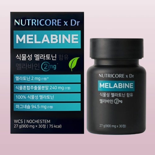 뉴트리코어 식물성 멜라토닌2mg 맬라토닌 멜라바인 30정X3박스 - 상세 이미지 3