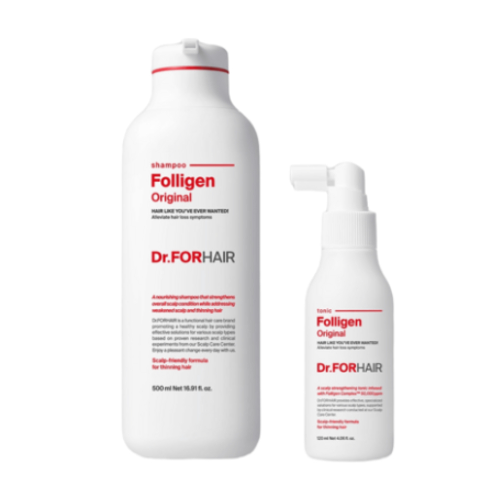 닥터포헤어 SET 두피 폴리젠 샴푸 500ml + 토닉 120ml : 이리와코리아