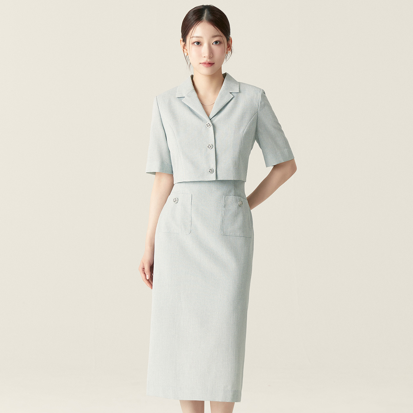 로엠 린넨라이크 2in1 롱 원피스 RMOWF24S13