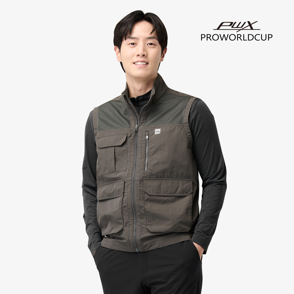 남성 수납형 메쉬 베스트 Q225-6121-22 - 상세 이미지 2