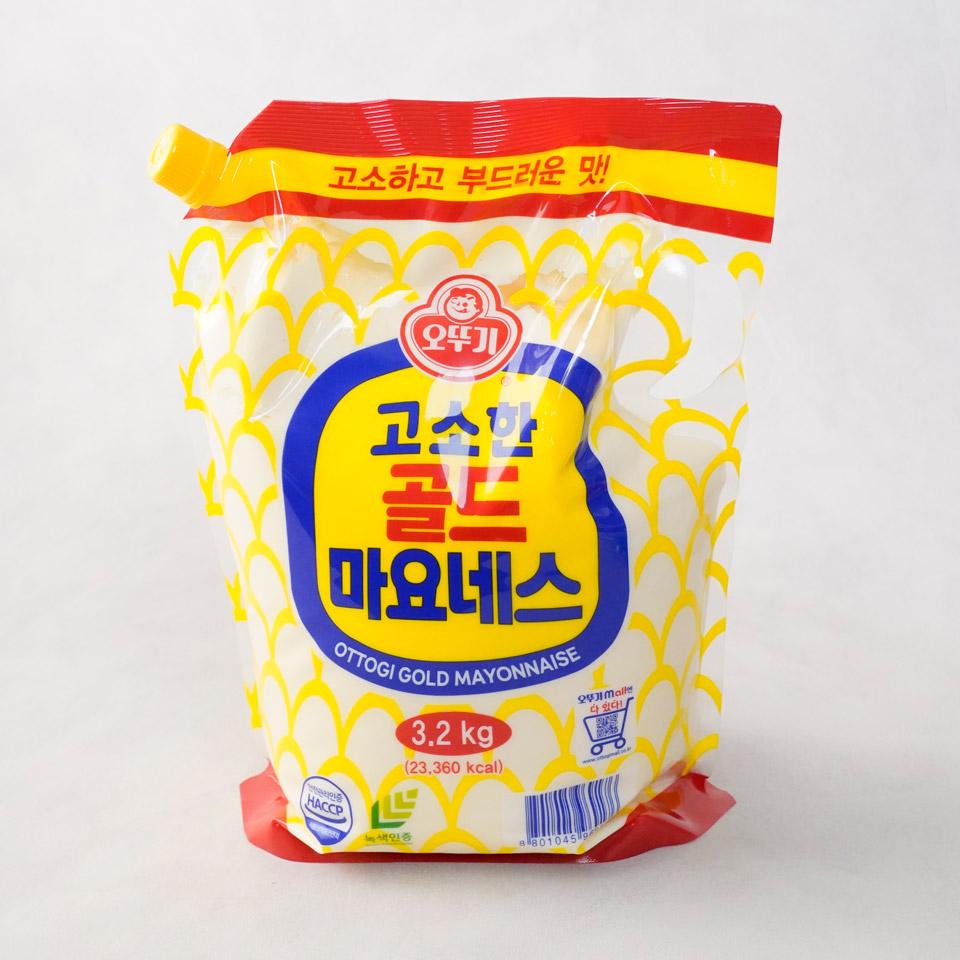 메가마트 오뚜기 골드 마요네스(스파우트팩) 3.2kg - 메인 이미지