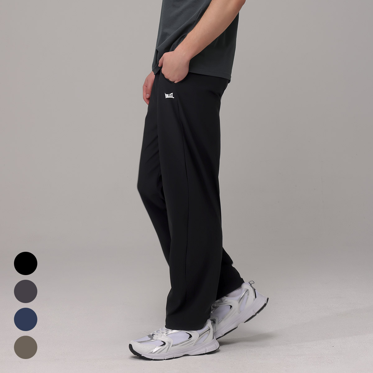 에버라스트 남자 9부 쿨링 바지 스트라이프 팬츠 - 상품 이미지