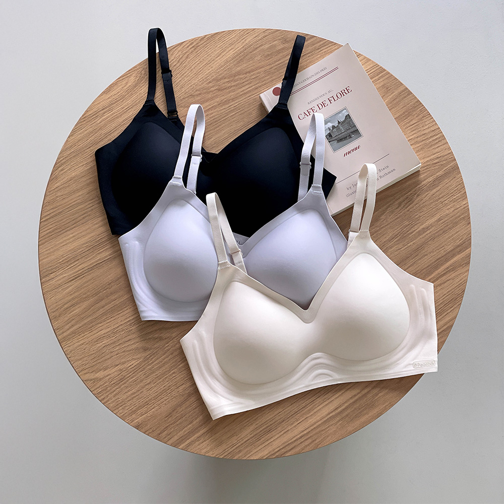 (N배송) DDO 내추럴 볼륨핏 노와이어 심리스브라 패드일체형 머랭브라 3종세트, 80A, 3장