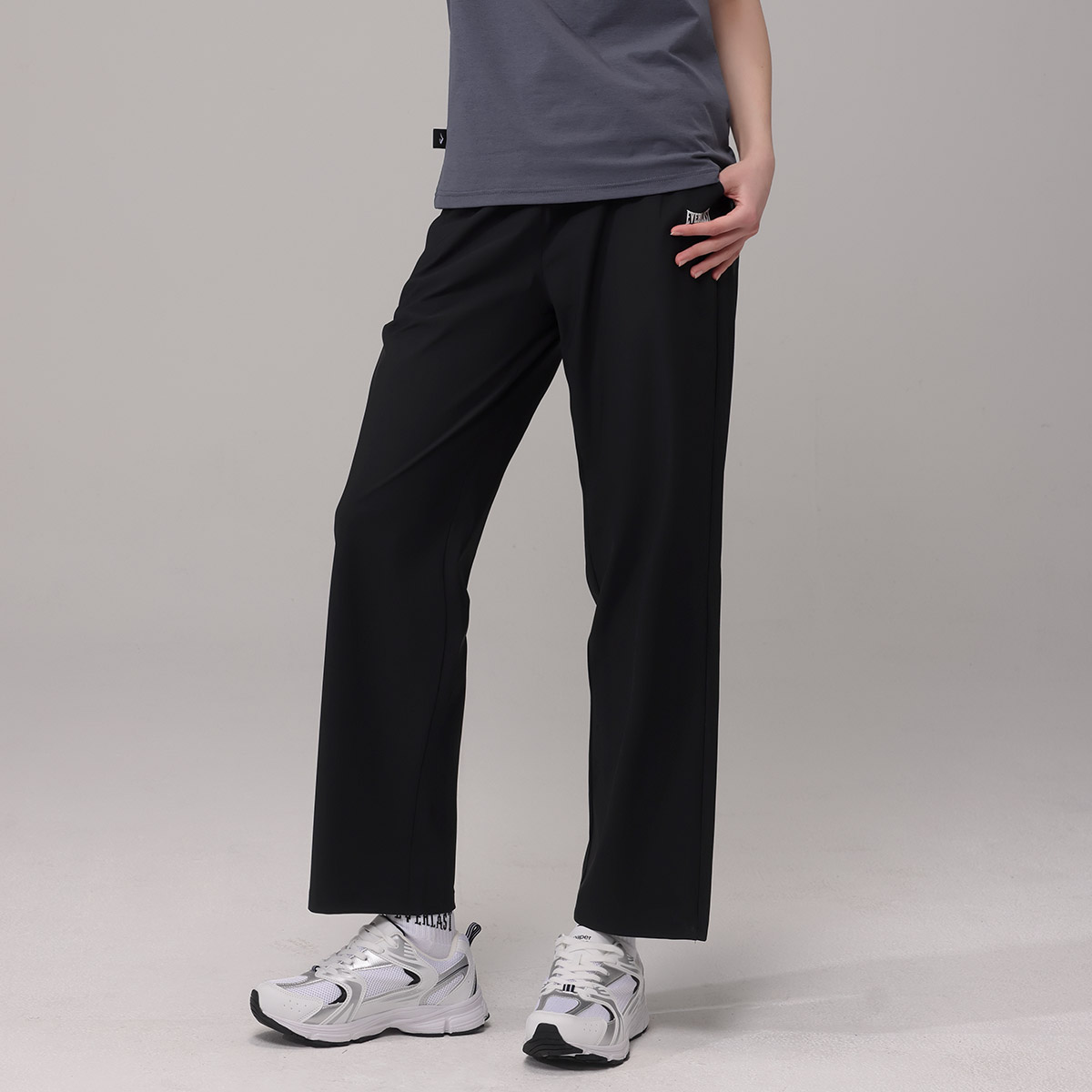 에버라스트 여성 9부 쿨링 바지 스트라이프 팬츠 - 상세 이미지 5