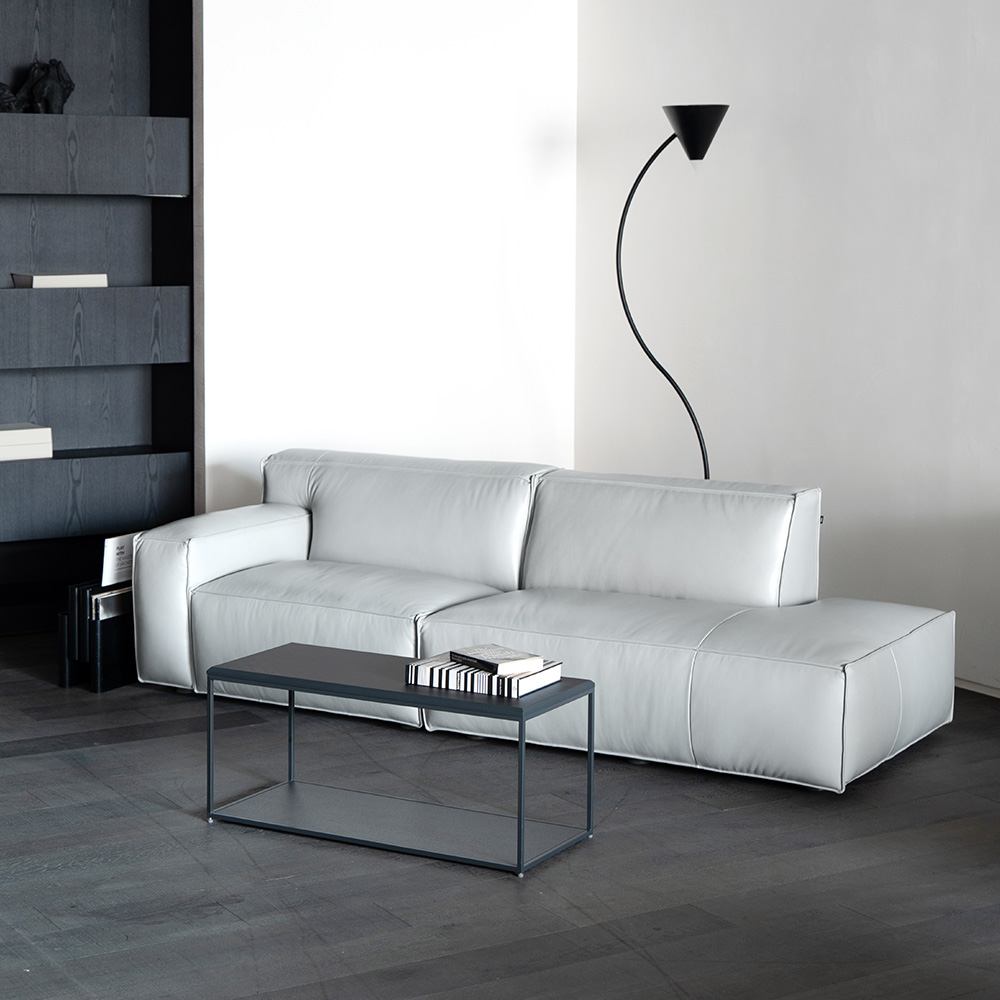 알로소 보눔 3인소파 가죽소파 (터미널형, 모듈소파, 소프트프리모가죽)