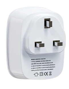 라이프디 홍콩 영국 여행용 C타입 멀티 어댑터 콘센트 싱가포르 마카오 말레이시아 고속충전 이미지 3