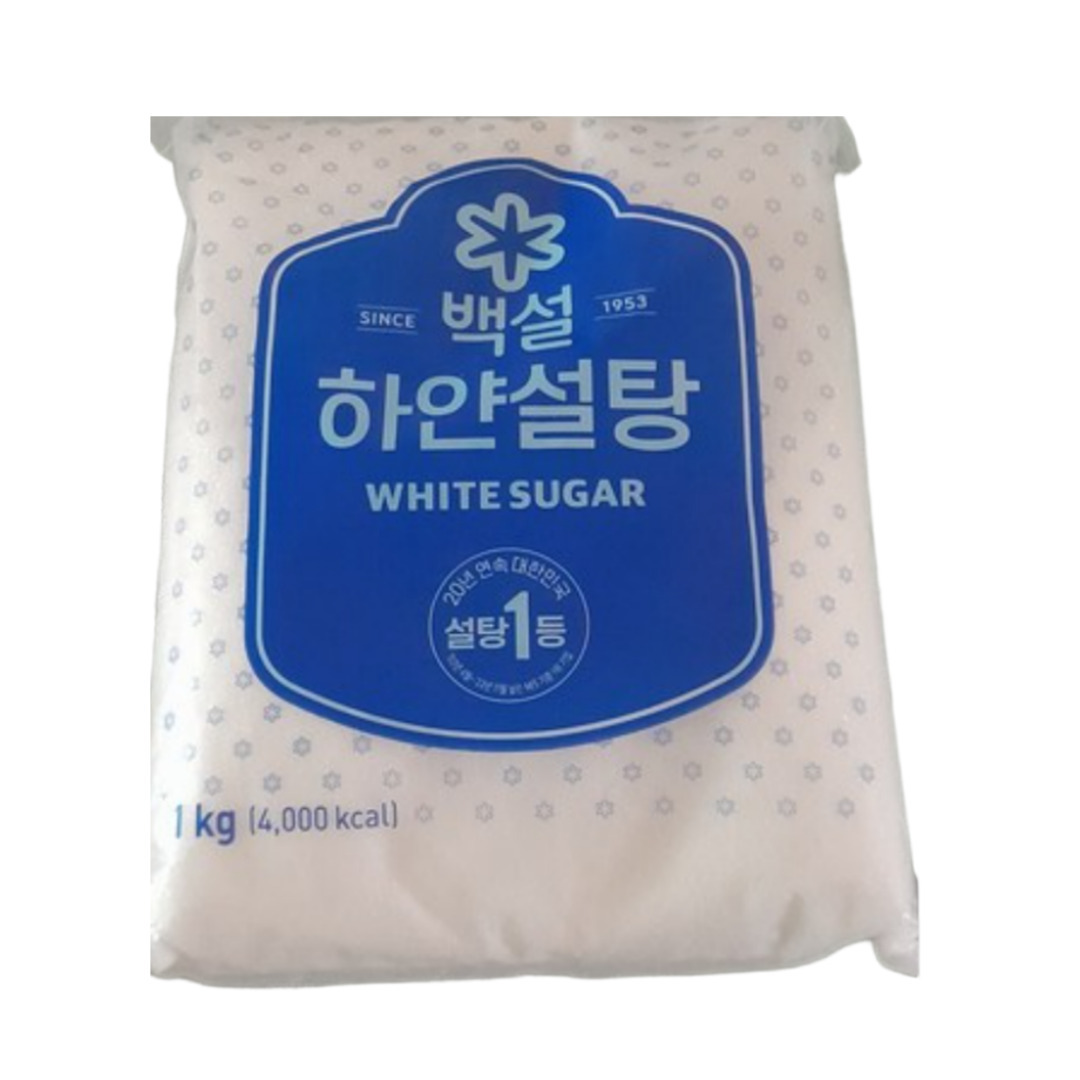백설 하얀 설탕 1KG 16개 (1박스) : kk--mall