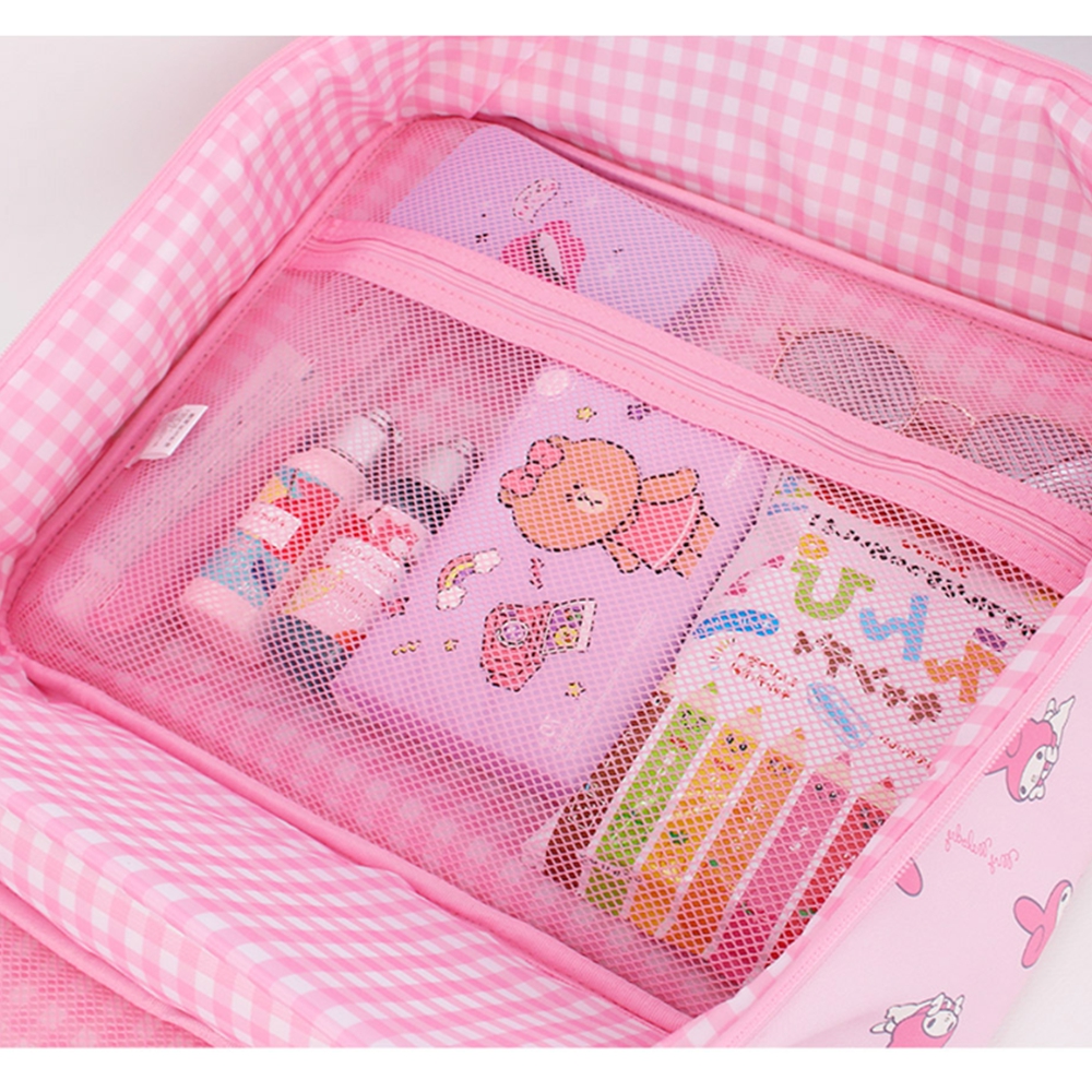 산리오가방 마이멜로디 캐릭터 여행용 수납 가방