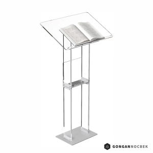 아크릴 단상 강연대 강의대 사회대 연설대 교수대 교탁 60x40x118c... 솔직 후기 | 실제 배치 사진 포함 - 상품 이미지 1