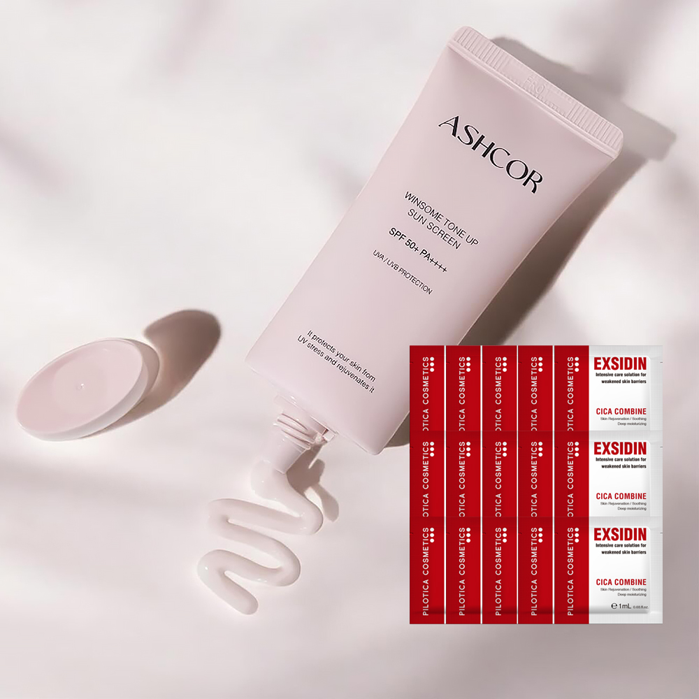 애쉬코르 윈섬 톤업 선 스크린 40ml SPF50+ 톤업 비자극 미백 주름개선 자외선차단 - 상품 이미지