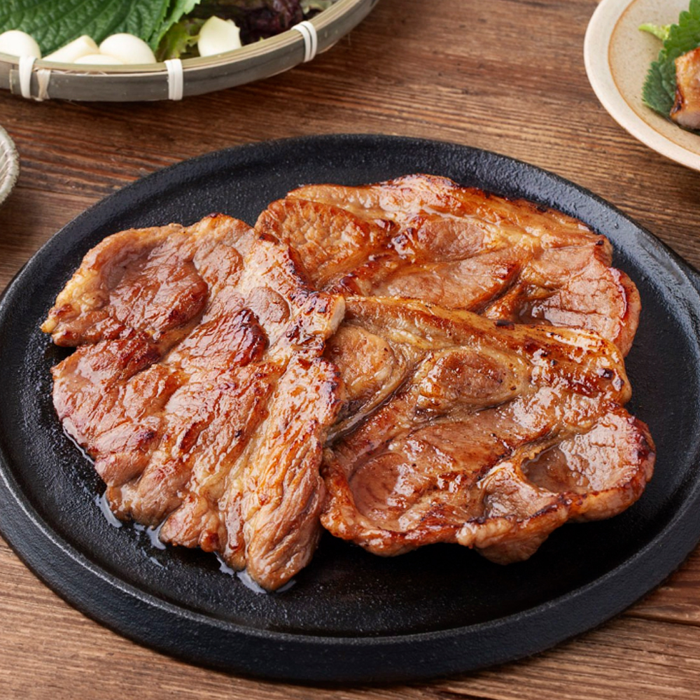 고급진 인생맛집 칼집돼지왕구이 1kg(500gx2개입) 냉장 - 상품 이미지